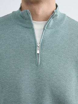 Dik Yaka Erkek Triko Kazak