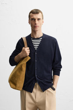 COTTON - WOOL CARDIGAN - Zara фото 2
