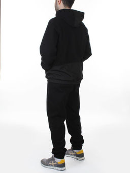 AAL-710 BLACK Костюм спортивный мужской (85% хлопок, 15% полиэстер)