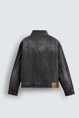 WASHED-EFFECT DENIM JACKET - Zara фото 8