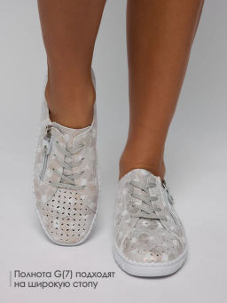 П/ботинки женские серые, н/к CN169-044