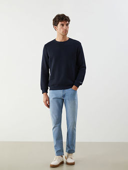 Bisiklet Yaka Erkek Triko Kazak