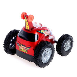 Машина радиоуправляемая «Перевёртыш», работает от батареек, световые эффекты, цвет красный