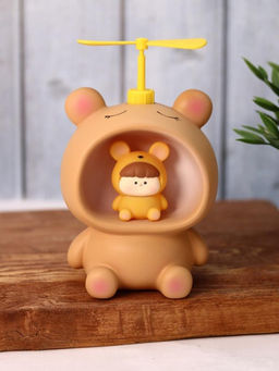 Kопилка - ночник Baby bear fan, brown