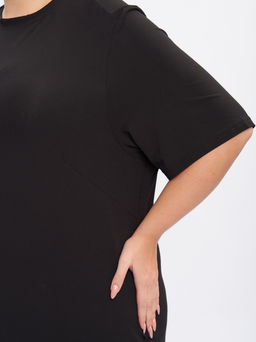 Платье из трикотажа PP51503BLK01