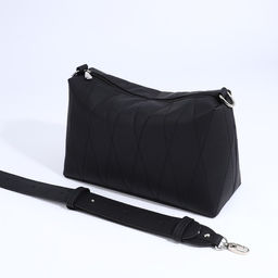 Сумка женская через плечо TEXTURA, средний размер, цвет чёрный  фото 6