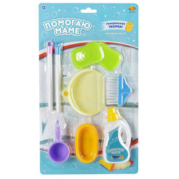 Игровой набор ABtoys Помогаю маме Генеральная уборка 6 прдеметов  фото 5