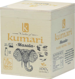 Kumari. Wood Case. Masala 100 гр. дер.шкатулка