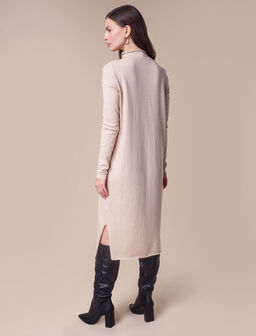 Платье тонкой вязки из хлопка с нейлоном