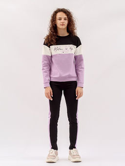 CRB wear / CWJG 90113-45 Костюм для девочки (джемпер, брюки),лаванда/Ex.Cherubino