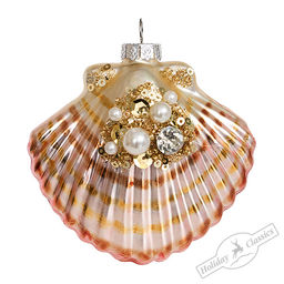 Ракушка Жемчужница Острова Океании (стекло) 7,5х3,5х7,5 см