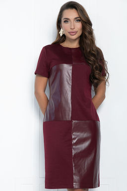 Платье Мемфис (бордовое) П11242 - Lt collection фото 4