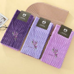 Набор универсальных салфеток Лаванда 30*30 см. 4 шт. из микрофибры - Лен поволжья фото 2