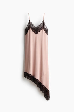 Vestido de tirantes con ribetes de encaje - H&m фото 5