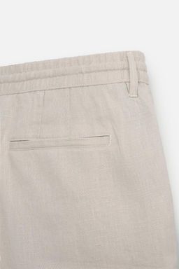 100% LINEN BERMUDA SHORTS - Zara фото 18