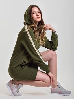 Туника "Тренд 4" хаки, футер начес