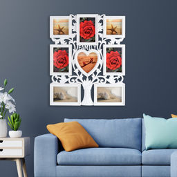 Фоторамка коллаж Дерево 40х50 см / R01-1 /уп 18/ 8 фото белая - ГалеонТрейд фото 5