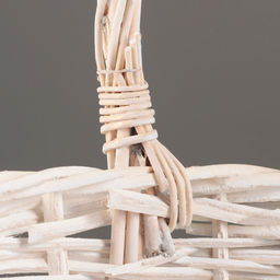 Набор корзин плетёных из 4 шт., 55×44xH17/52; 48×39xH15/46; 42×32xH13/40; 35×27xH12/35 см, ива