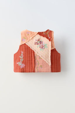 ISLEMELI PATCHWORK YELEK - Zara фото 2