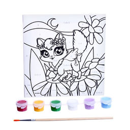 Картина по номерам для детей «Волшебная кошечка», 15×15 см