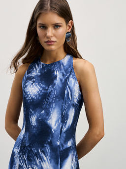 Макси платье с открытой спиной из вискозы / Zarina  фото 2