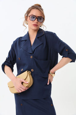 Жакет NIKVA н973-1 индиго