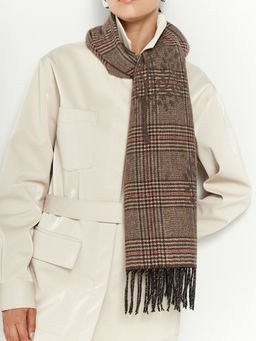 в составе ШЕРСТЬ и КАШЕМИР Большой, мягкий, теплый  двусторонний палантин. - Tantino фото 6