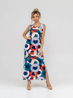 Сарафан женский, цвет синий