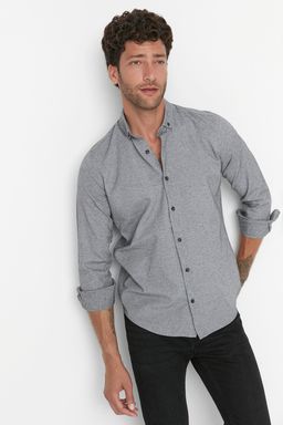 TRENDYOL MAN Yesil Slim Fit Dugmeli Yaka K?sl?k Gomlek TMNAW20GO0094 - Trendyolmilla фото 8