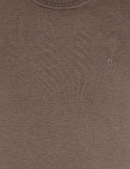 Vizon Melanj Slim Fit Bal_k__ Yaka Basic Triko Kazak