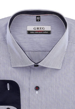 Сорочка мужская длинный рукав GREG 221/131/6129/Z/1p