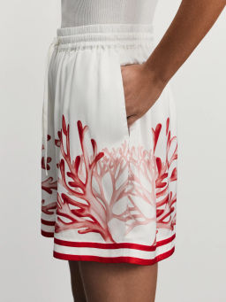 Шорты из вискозы с принтом / Zarina  фото 7