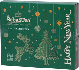 SebaSTea. Новый год. Golden Gift. Зеленая карт.упаковка, 20 пак.