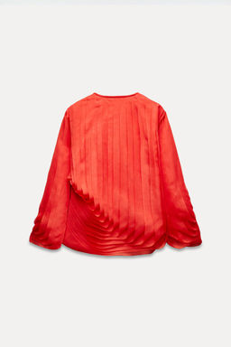TEXTURED ORGANZA JACKET - Zara фото 5