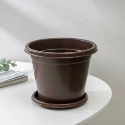 Горшок цветочный Эконом 10л с под коричневый М6604 - Альтернатива фото 5