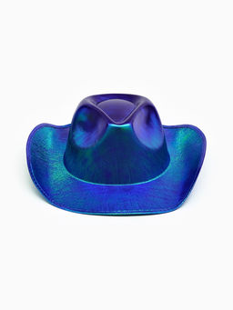 Карнавальная шляпа "Диско" фиолетовый перломутр р-р 56-58