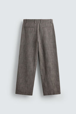 TEXTURED SUIT TROUSERS - Zara фото 7