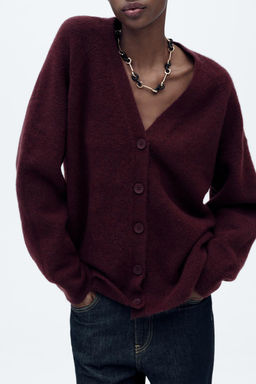 SOFT PLAIN KNIT CARDIGAN - Zara фото 8