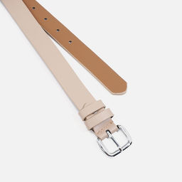 Ремень женский, ширина 2,5 см, винт, пряжка металл, цвет бежевый - Simaland фото 2
