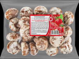 Самарские с нач. КЛУБНИКА пряник вес 350 г*12 шт (Хлебзавод №2)