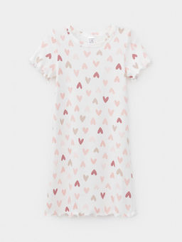 К 1180/конфетти из сердечек на сахаре сорочка ночная для дев