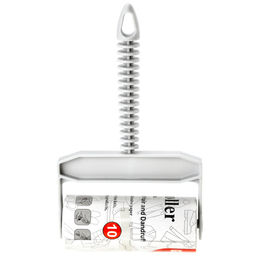 Ролик для чистки одежды "Рельеф" 10 листов, ширина 10см, пластмассовое основание, цвета микс