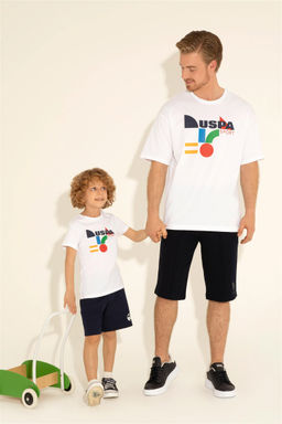 U. S. Polo Assn / Белая футболка с круглым вырезом для мальчика