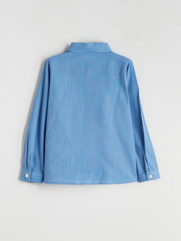 Basic Uzun Kollu Erkek ?ocuk G?mlek