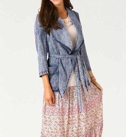 Жакет, синий