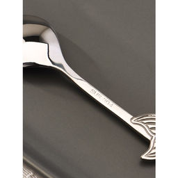 Ложка десертная из нержавеющей стали Magistro Русалочка, длина 16 см, цвет серебряный  фото 5