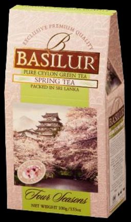 BASILUR. Four Seasons. Весенний зеленый 100 гр. карт.пачка