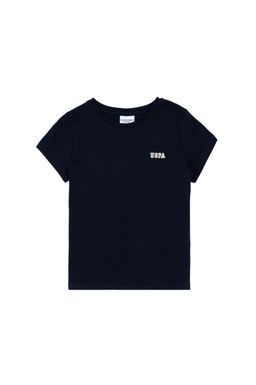 Темно-синяя футболка для мальчика Неожиданная скидка в корзине