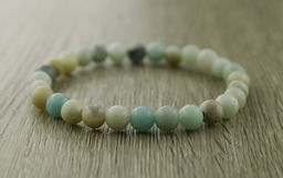 Амазонит зеленый 6мм, браслет Классика длина 17см - Agat77 фото 4
