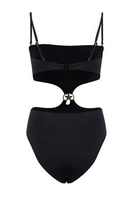 Siyah Straplez Kapl? Dokum Aksesuarl? Regular Mayokini TBESS26MY00006